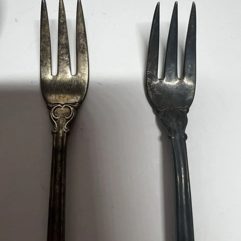 Vtg Holmes Edwards Silverplate Flatware Mixed Lot 6pc Spoons Knife Fork